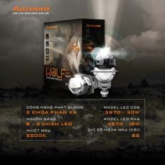 Bi LED Aozoom Wolf Light 55W – Chân Xoáy