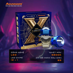 Bi LED Aozoom X LED Pro – Đèn Bi Pha Ô Tô
