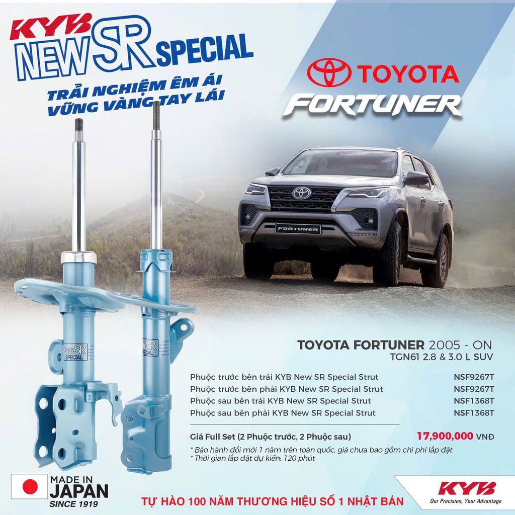 Giảm xóc ô tô KYB - TOYOTA