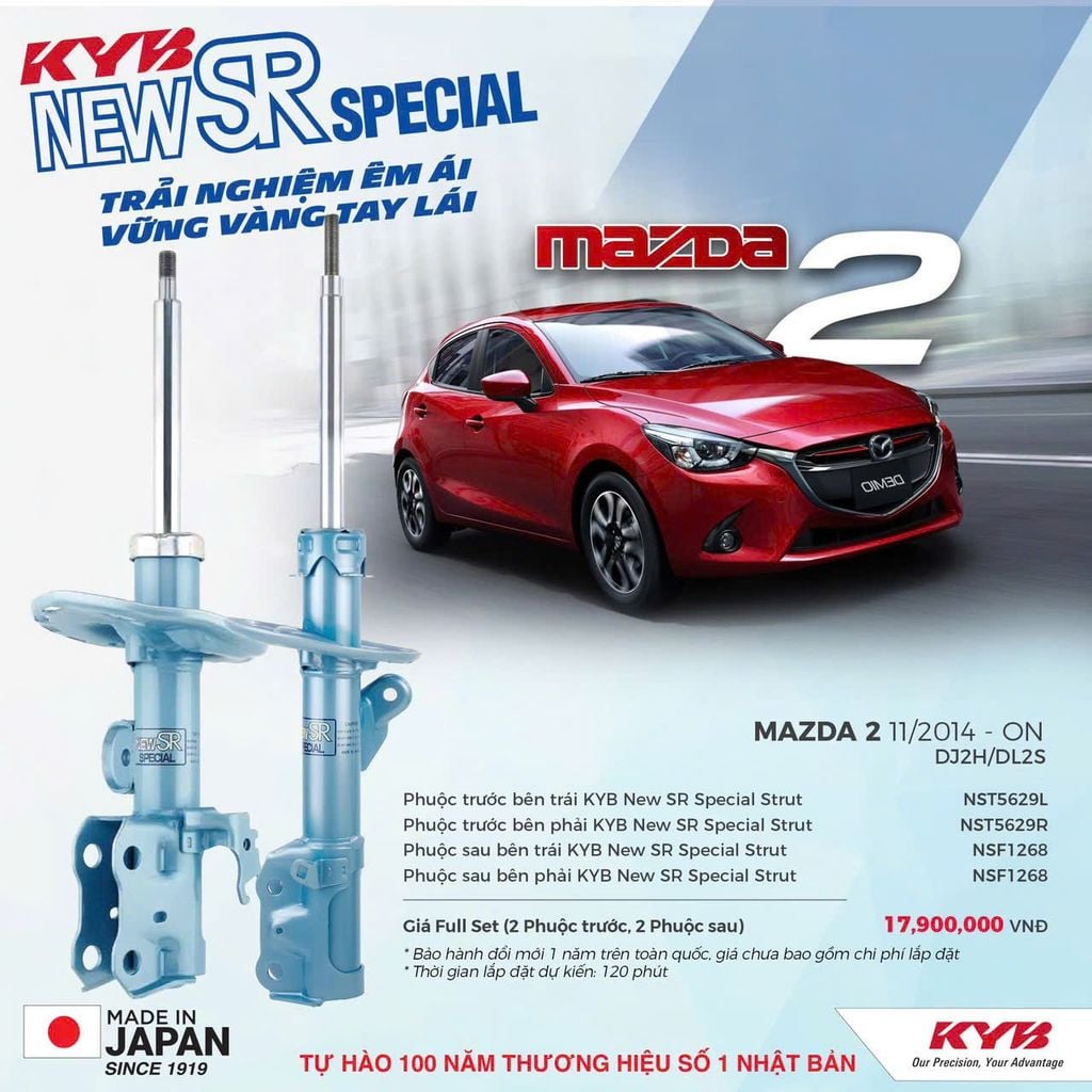 Giảm xóc ô tô KYB - MAZDA