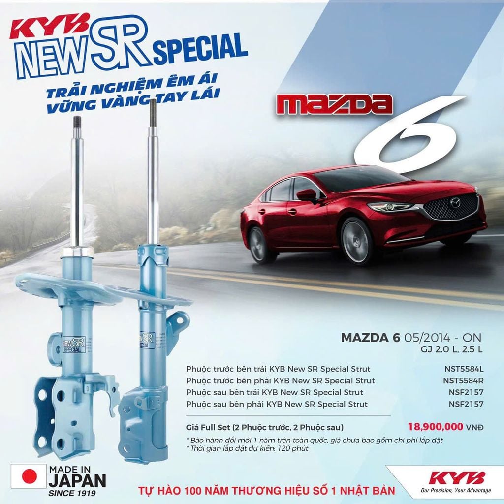 Giảm xóc ô tô KYB - MAZDA