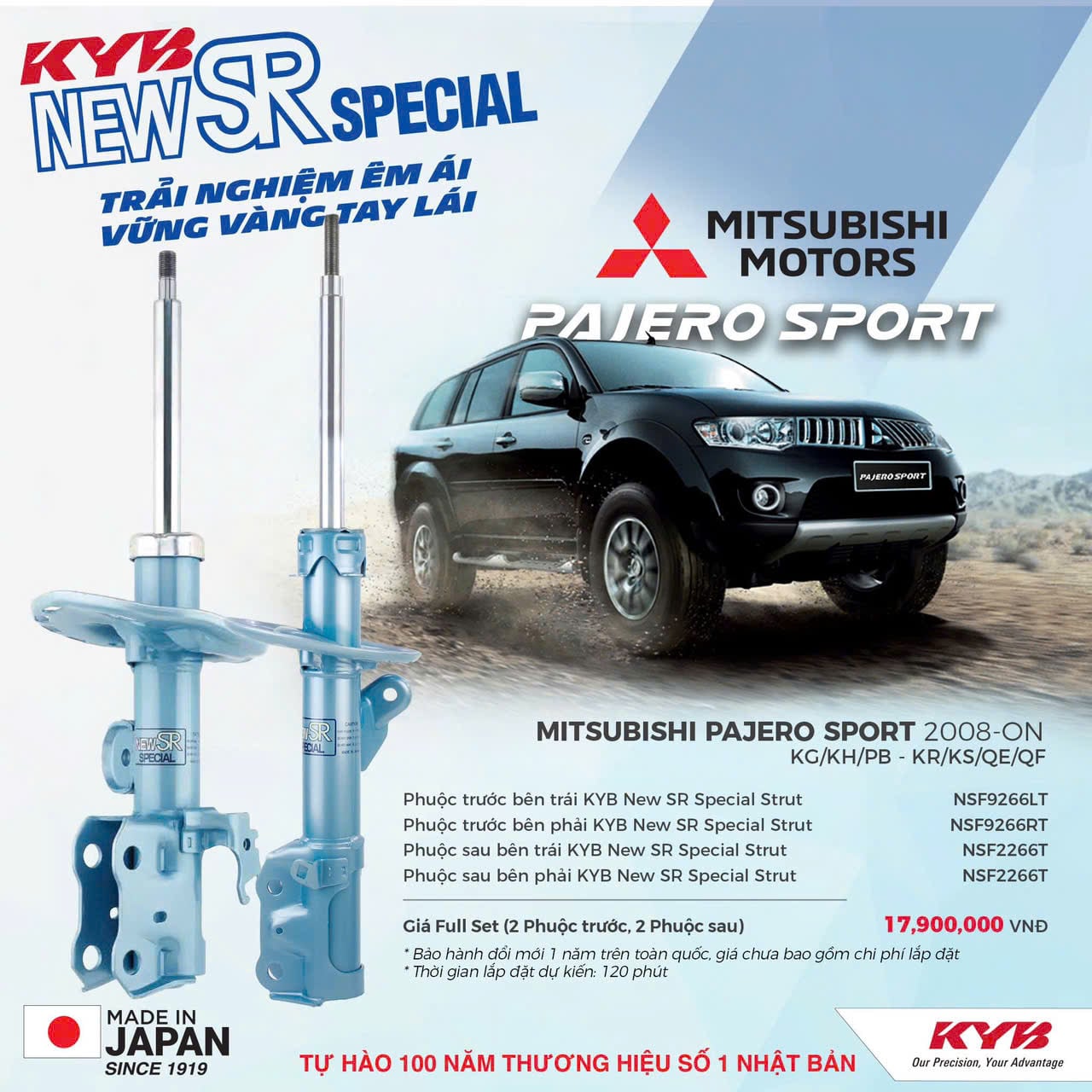 Giảm xóc ô tô KYB - MITSUBISHI