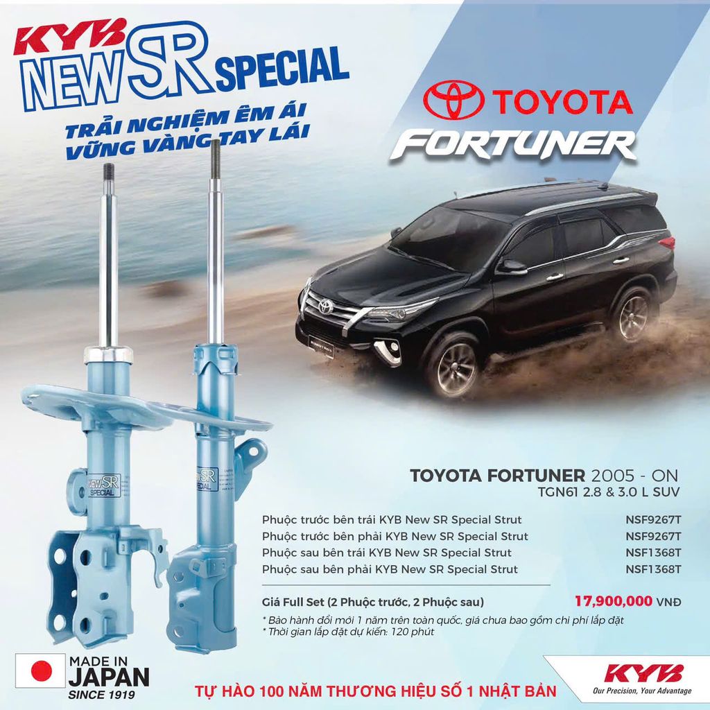 Giảm xóc ô tô KYB - TOYOTA