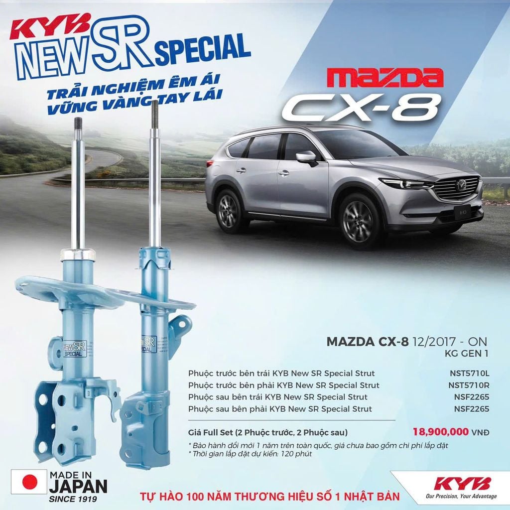 Giảm xóc ô tô KYB - MAZDA