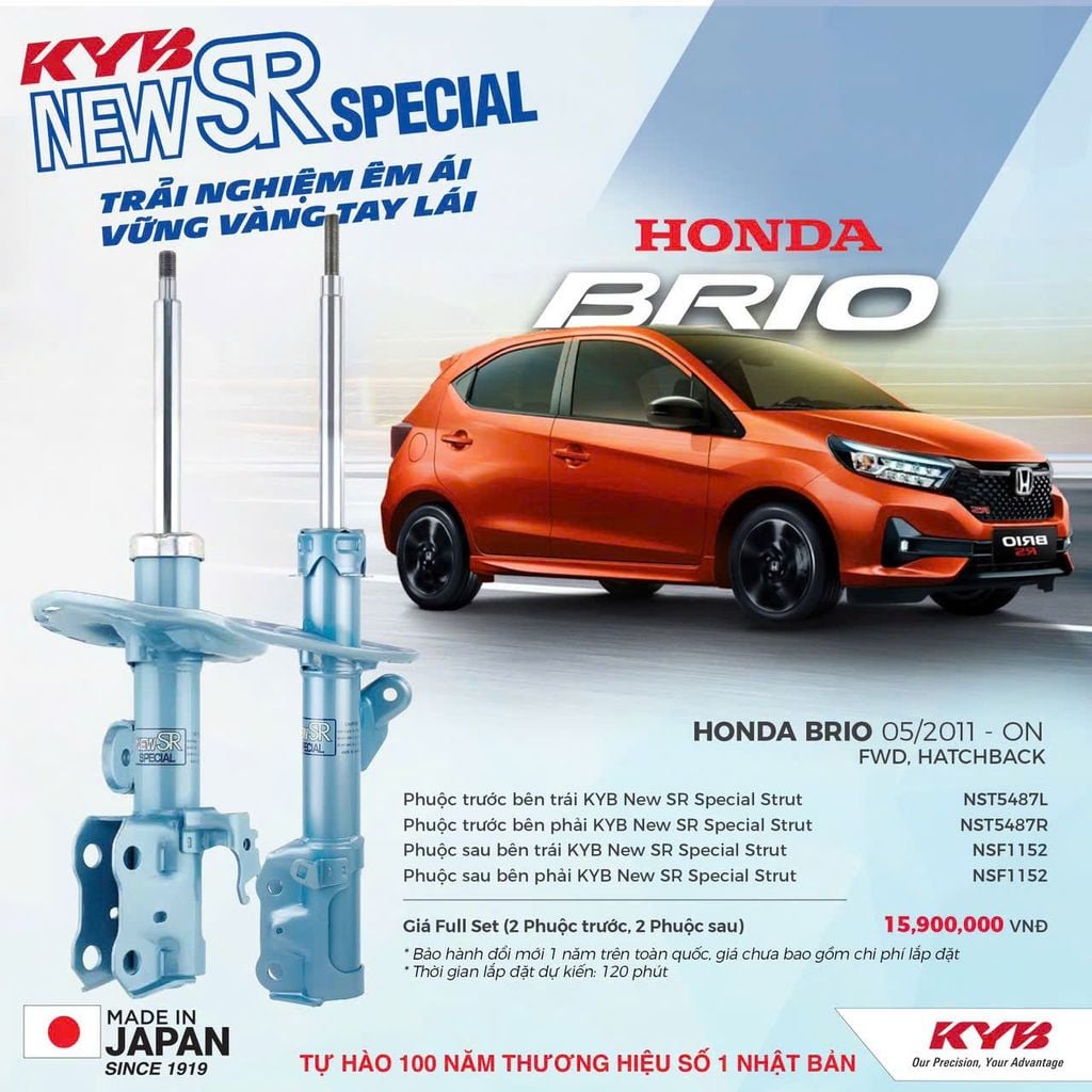 Giảm xóc ô tô KYB - HONDA