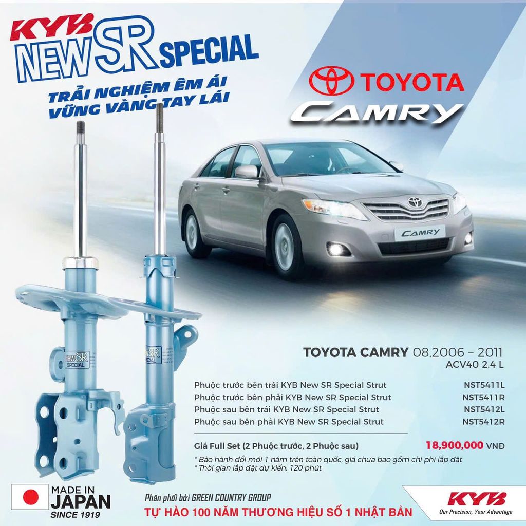Giảm xóc ô tô KYB - TOYOTA