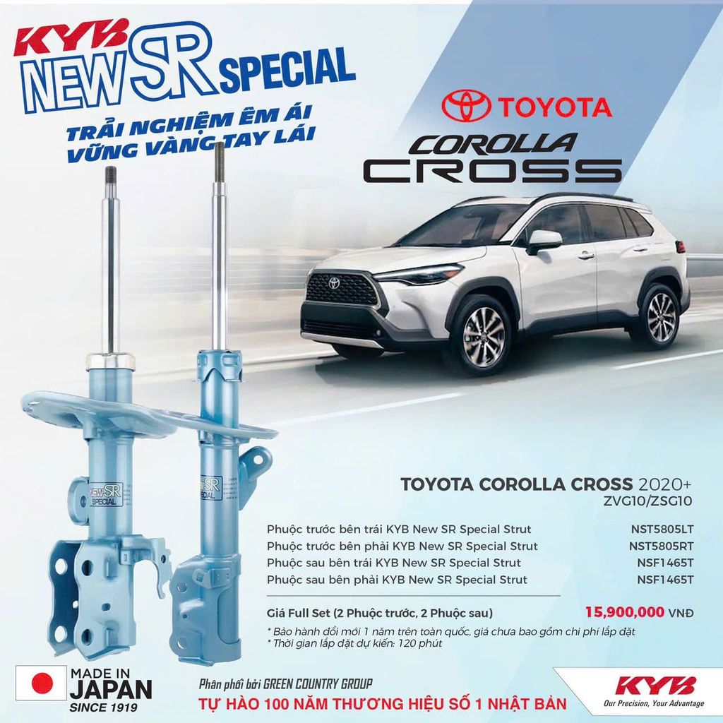 Giảm xóc ô tô KYB - TOYOTA