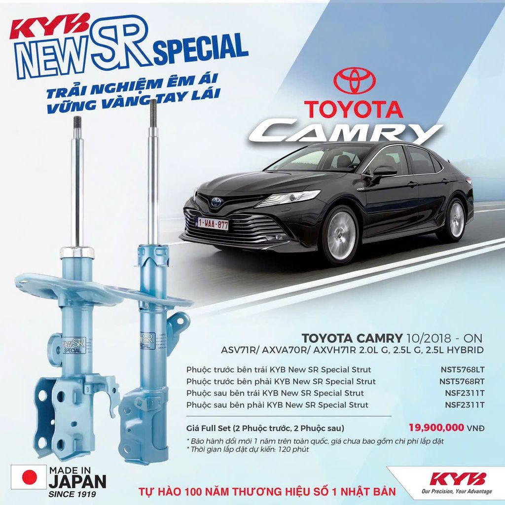 Giảm xóc ô tô KYB - TOYOTA