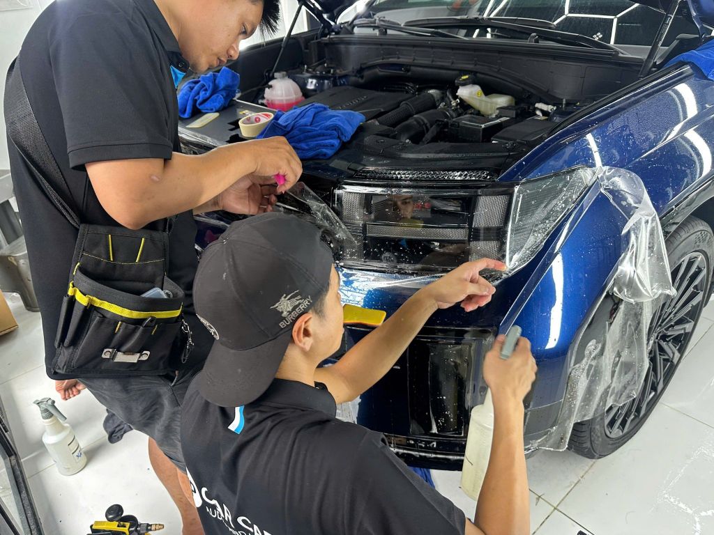 Dán PPF xe ô tô bằng phim 3M