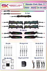 Led Zin SK 24 chi tiết Honda Civic