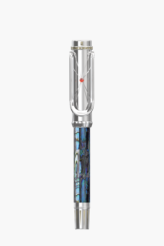 Khue Van Pen – New Zealand Abalone Shell – White Gold Plated