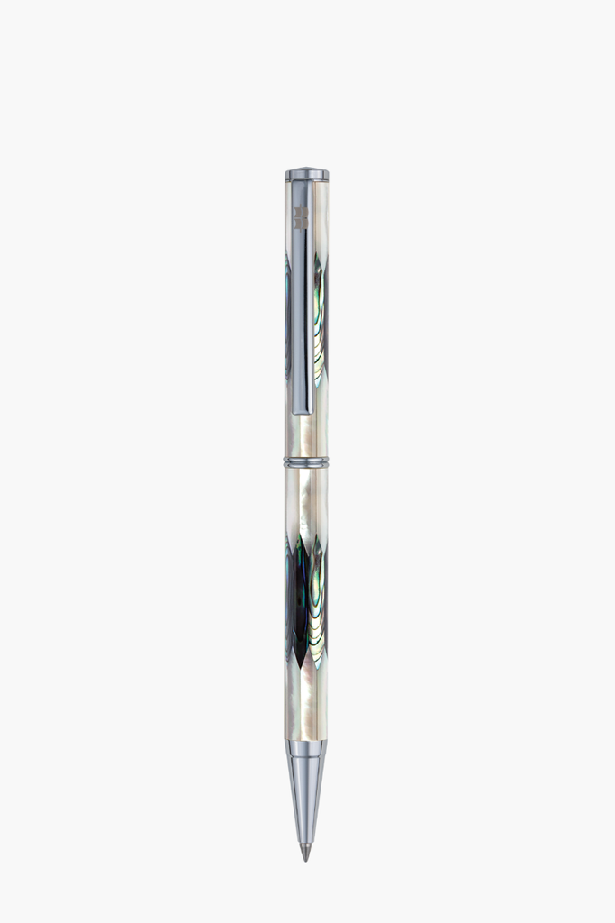 Inspired -  Ngọc Trai Trắng Bắc Úc - Bào Ngư New Zealand - Mạ Chrome