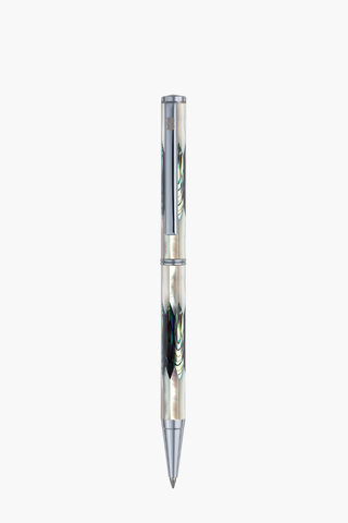 Inspired -  Ngọc Trai Trắng Bắc Úc - Bào Ngư New Zealand - Mạ Chrome