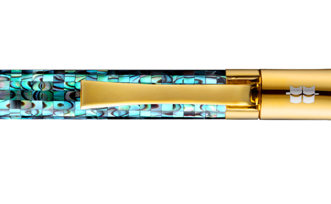 Visionary - Crystal Edition - Bút Bi Bào Ngư NewZealand - Mạ Vàng