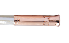 Gemperor - Fountain Pen - Northern Australia White Pearl - Rose Gold Plated