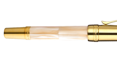 BLU-1997 - Fountain Pen - Mississippi Orange Pearl - Gold Plated