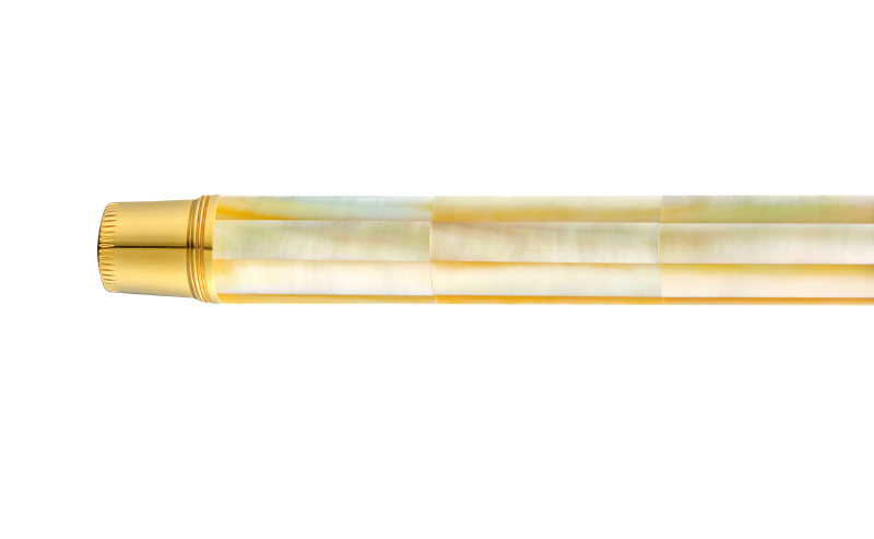 Gemprise - Rollerball Pen - Northern Australia Golden Pearl - Gold Plated