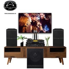 Dàn Karaoke SP009434: 1 cặp loa Wharfedale Pro WH-12 NEO + Main đẩy Wharfedale Pro XR 2500 + Mixer LSPRO K600, Micro LSPro L330 Plus, Subwoofer Proel S15A