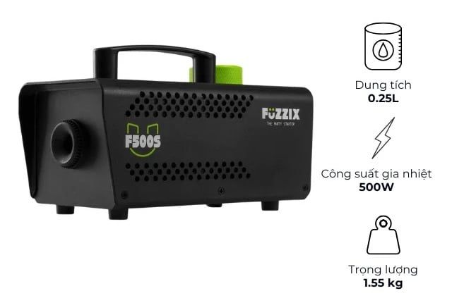 Máy tạo khói Fuzzix F500S Party Smoke Machine 500W
