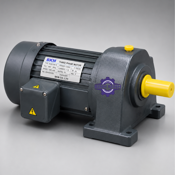 Motor điện giảm tốc GLH28-750-10 chân đế 750W chính hãng