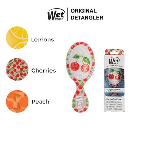 1024. Lược chải tóc WB con tutti fruitti mini original detangler