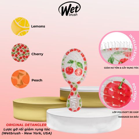 1024. Lược chải tóc WB con tutti fruitti mini original detangler