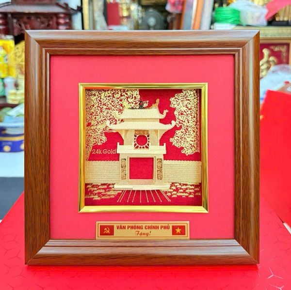  Tranh Khuê Văn Các - Văn Miếu Mạ Vàng cao cấp 