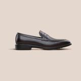  Giày Da Nam Loafer Nâu Trơn 28MC.71 
