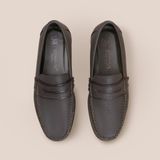  Giày Da Nam Moccasi Xanh Rêu 28MI.21 