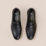  Giày Da Nam Loafer  Đen Hạt 28MC.54 