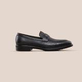  Giày Da Nam Loafer  Đen Hạt 28MC.54 