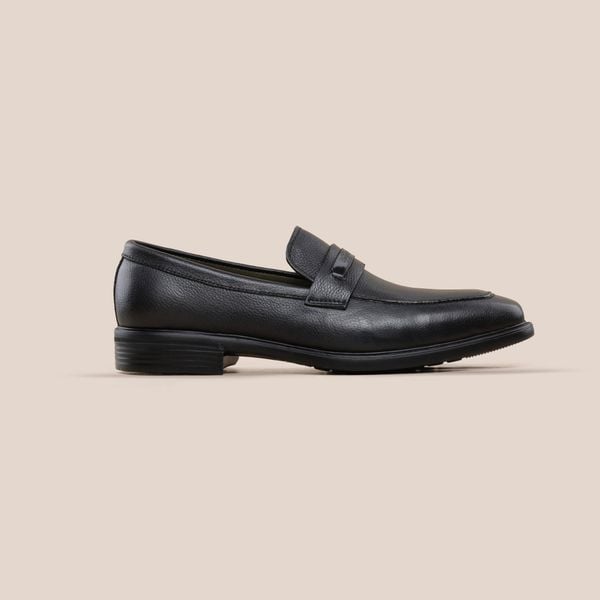  Giày Da Nam Loafer  Đen Hạt 28MC.54 