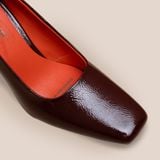  Giày Cao Gót Nữ Đỏ Mận 19N.31 