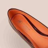  Giày Cao Gót Nữ Đỏ Mận 19E.29 