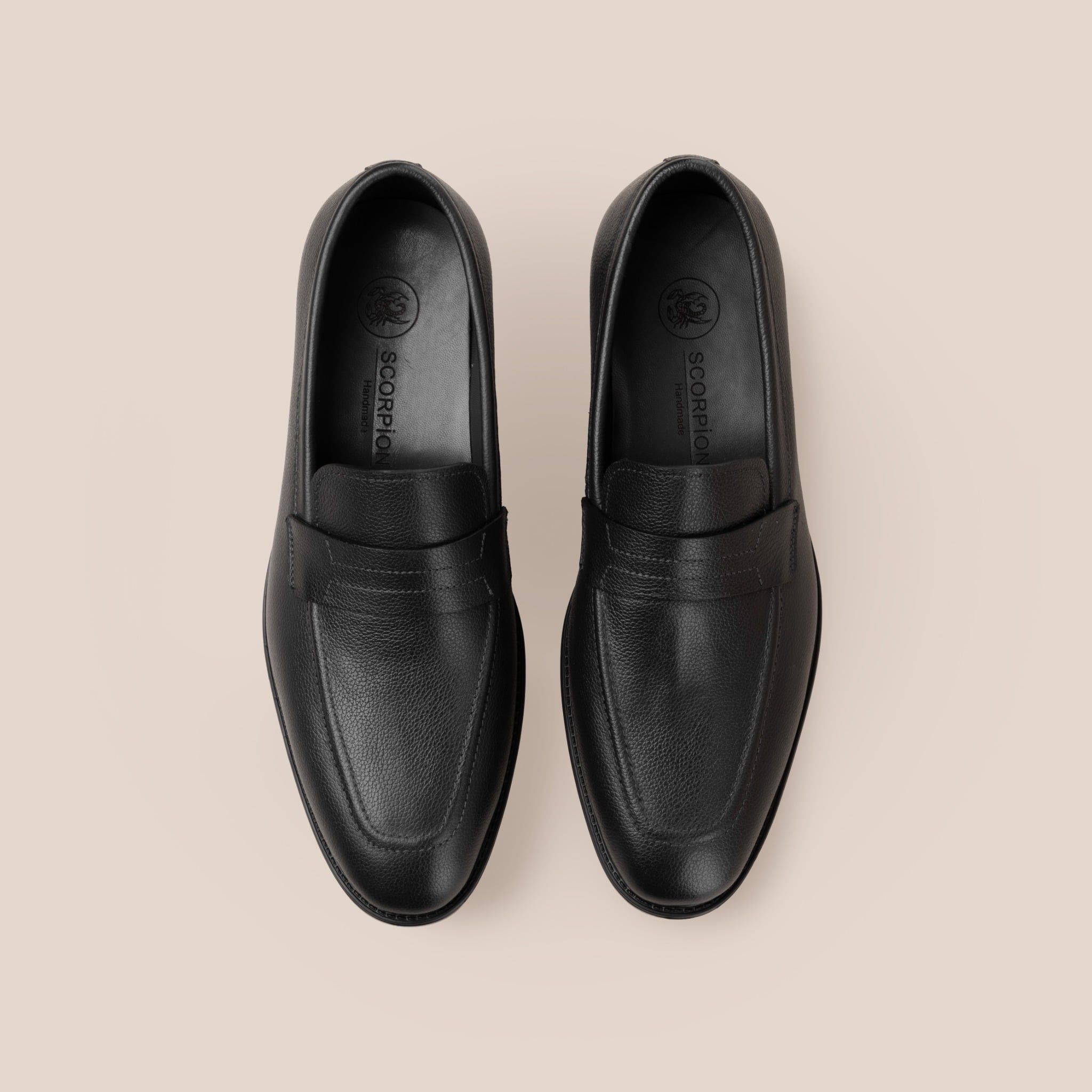  Giày Loafer Nam Đen 28MC.52 