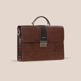  Cặp Da Nam Nâu Vân 26NV.65 