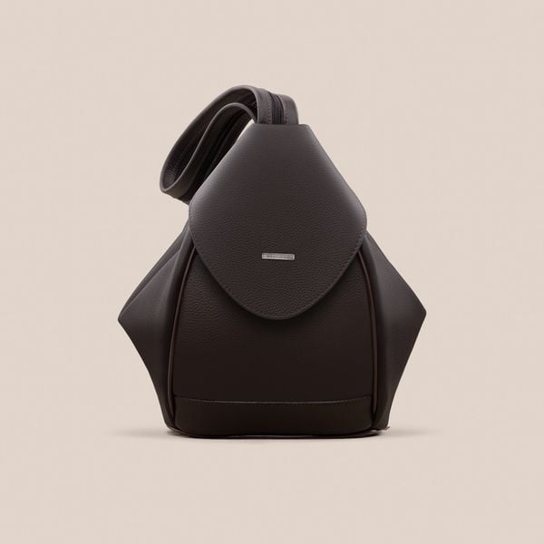  Balo Nữ Da Hạt Màu Nâu Đậm 26ND.35 