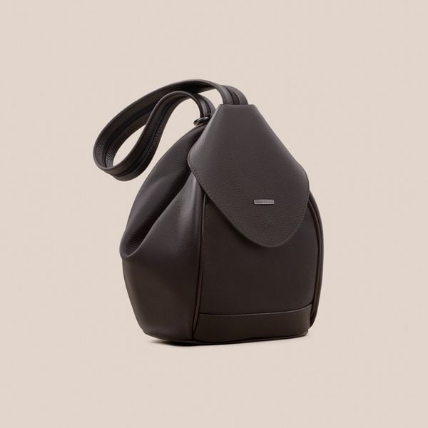  Balo Nữ Da Hạt Màu Nâu Đậm 26ND.35 