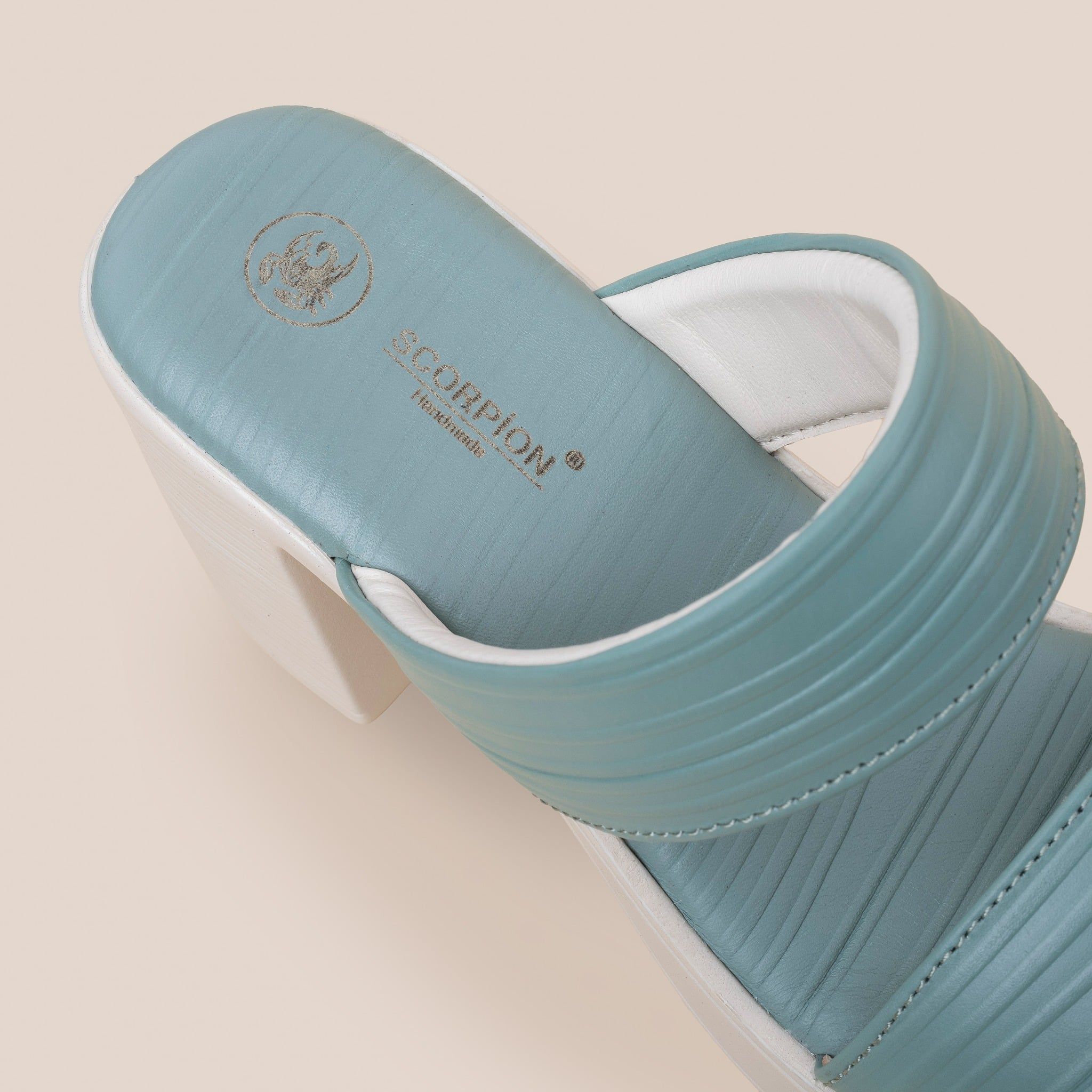  Giày Sandal Nữ Xanh Ngọc 19M.11 