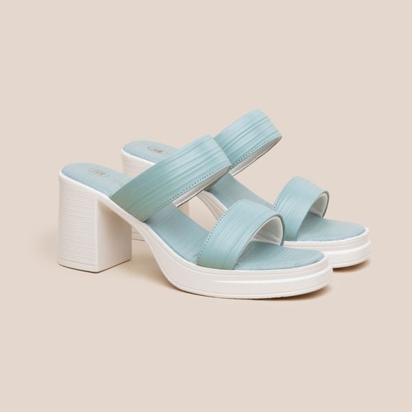  Giày Sandal Nữ Xanh Ngọc 19M.11 