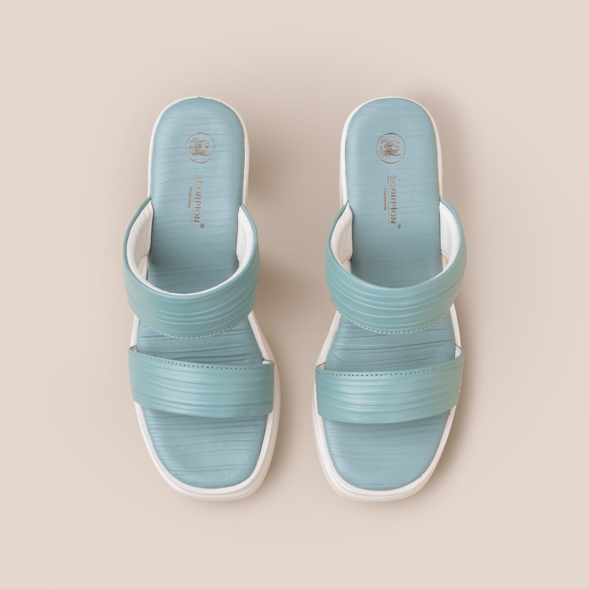  Giày Sandal Nữ Xanh Ngọc 19M.11 