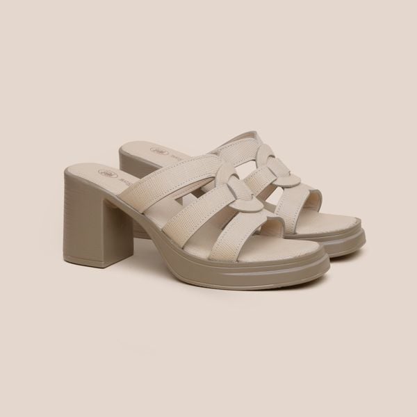  Giày Sandal Nữ Vàng Đất 19M.12 