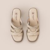  Giày Sandal Nữ Vàng Đất 19M.12 