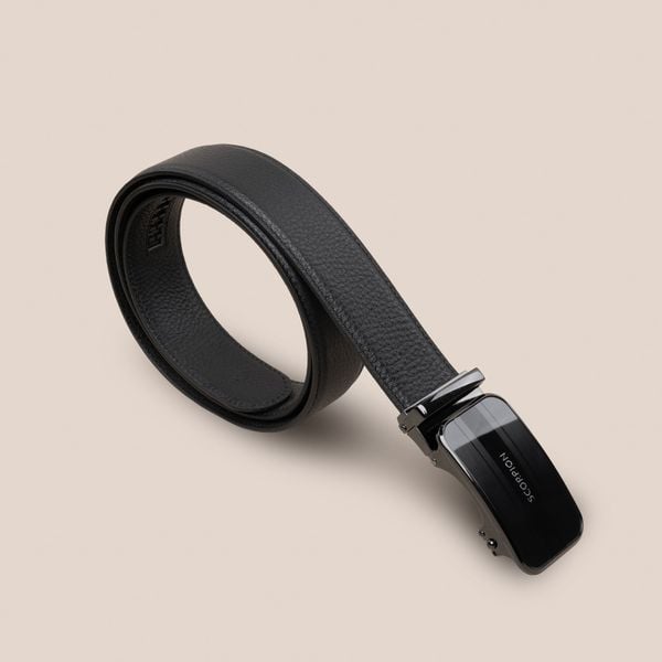  Thắt Lưng Da Nam Khóa Cài Đen 36A.2 