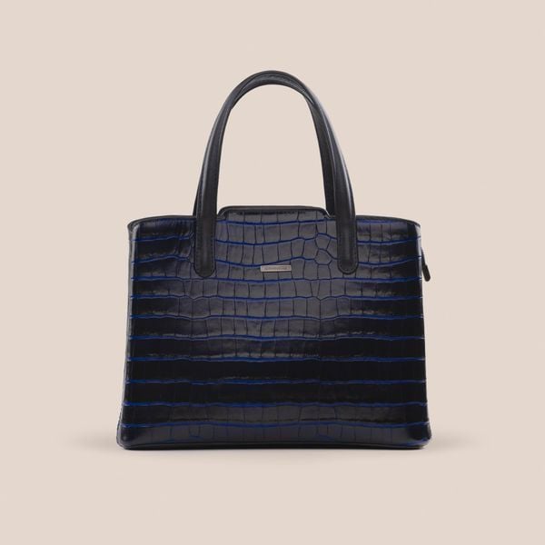  Túi Xách Nữ Da Vân Xanh Tím Than 26X.32 