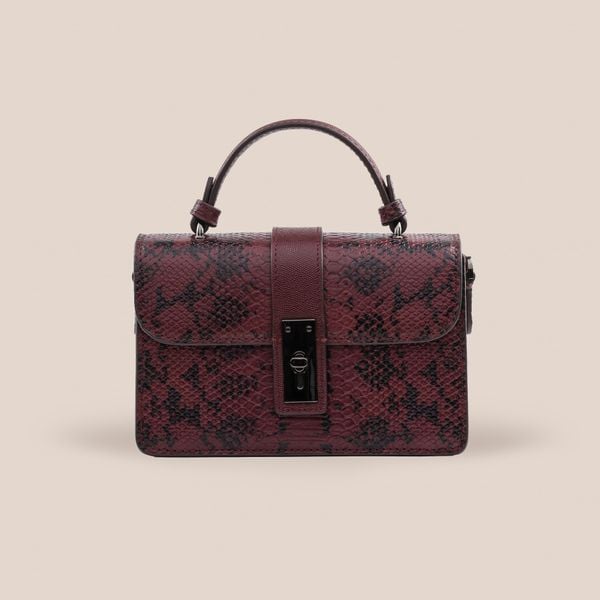  Túi Xách Nữ Da Vân Tím 26TT.7 