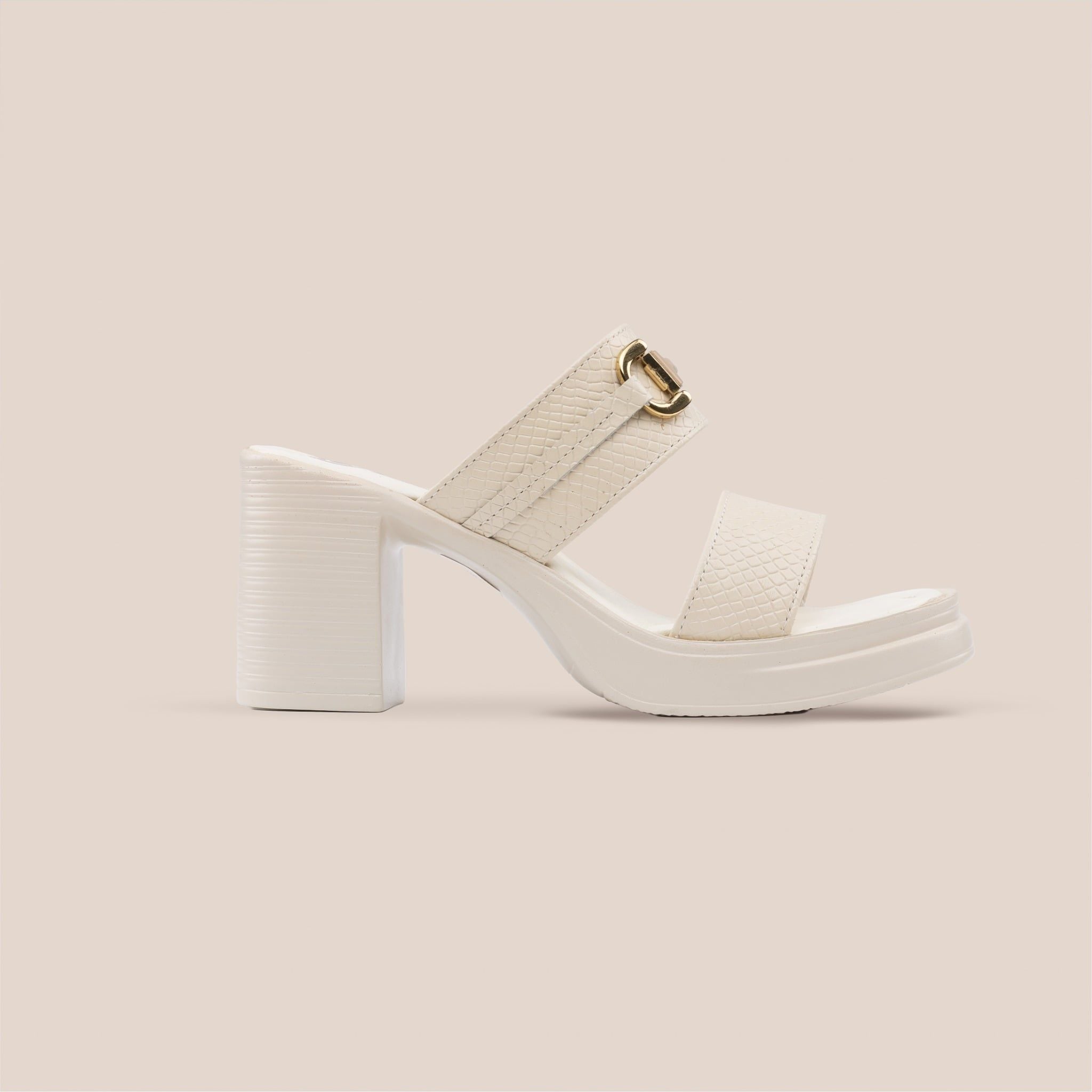  Giày Sandal Nữ Trơn Trắng 19M.8 
