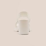  Giày Sandal Nữ Trơn Trắng 19M.8 