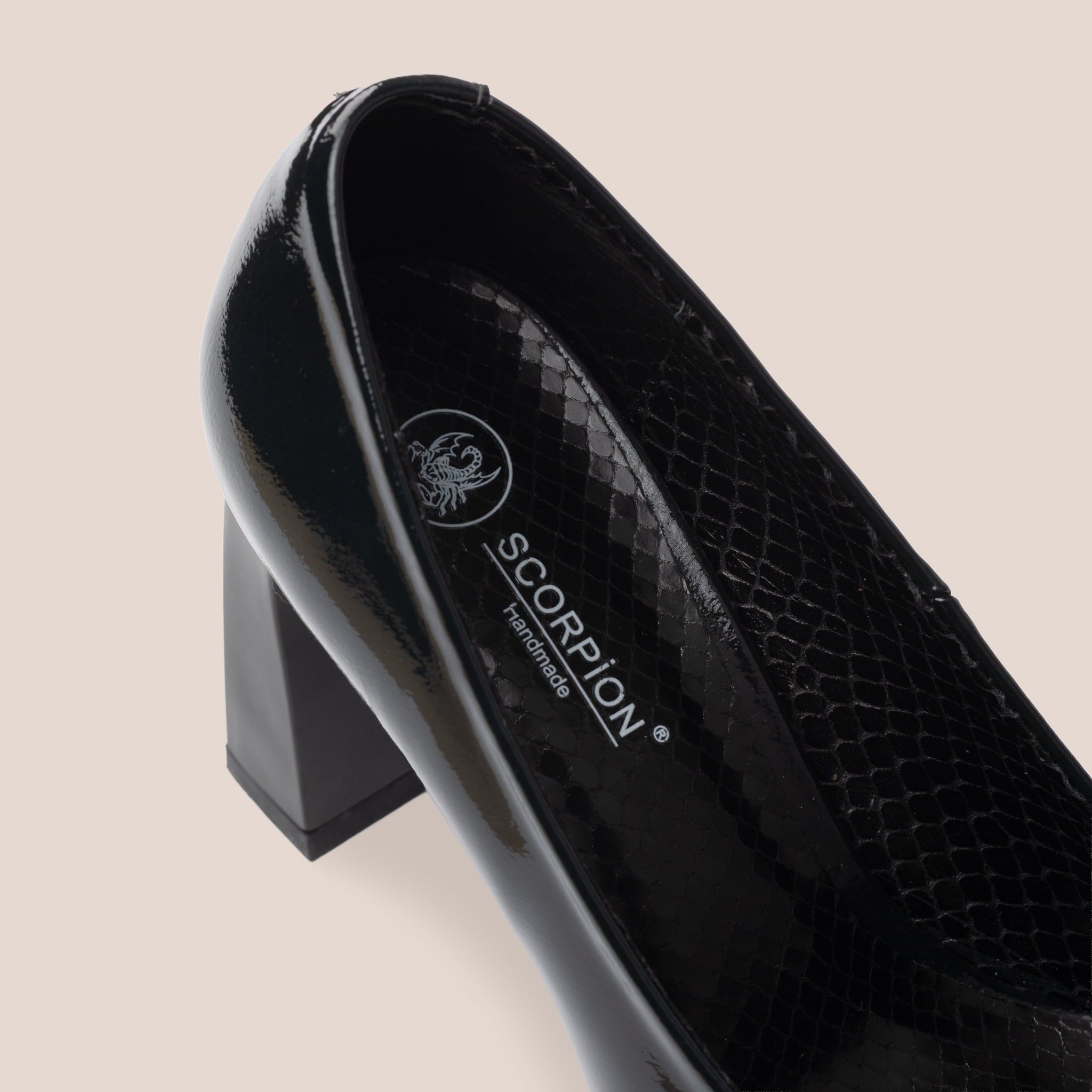  Giày Cao Gót Nữ Bóng Đen 19A.32 