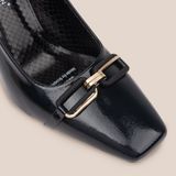  Giày Cao Gót Nữ Bóng Đen 19A.32 